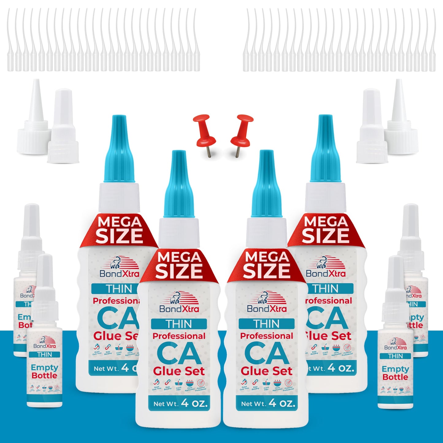 CA Glue Set |Thin - Medium - Thick | BONDXTRA