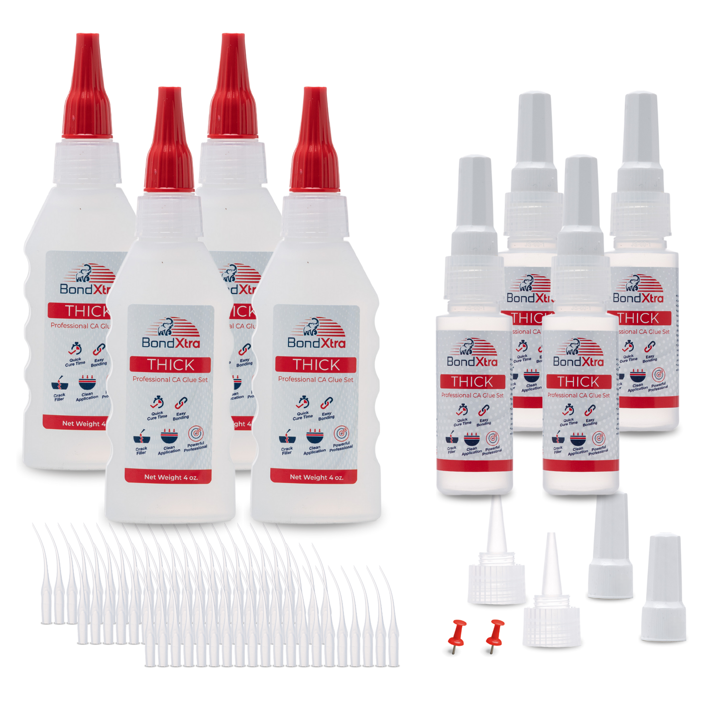 BX16 Thick Viscosity CA Glue Set 16 oz & AG240A Activator 13.5 fl oz