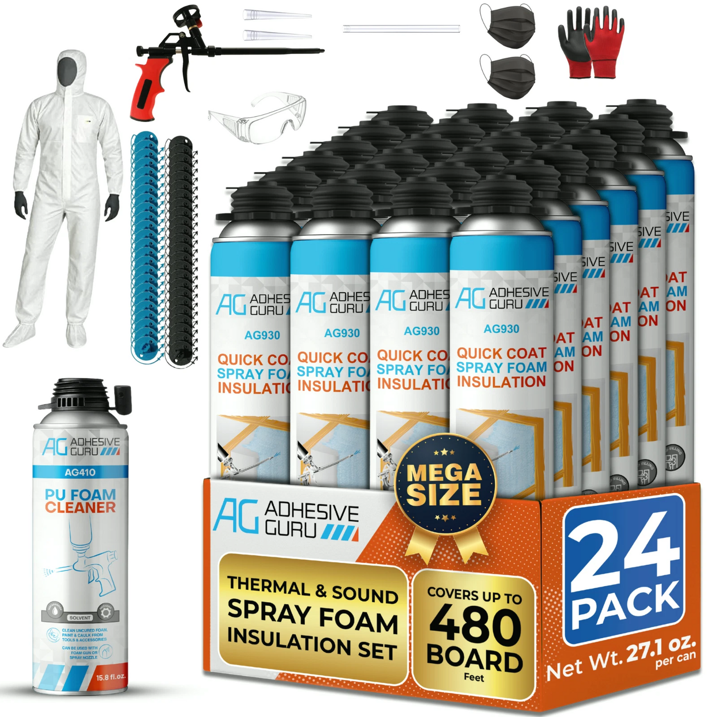 🌟AG Polyurethane Insulation Spray Foam Set 🌟