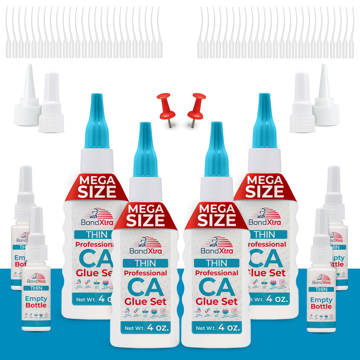 CA Glue Set |Thin - Medium - Thick | BONDXTRA