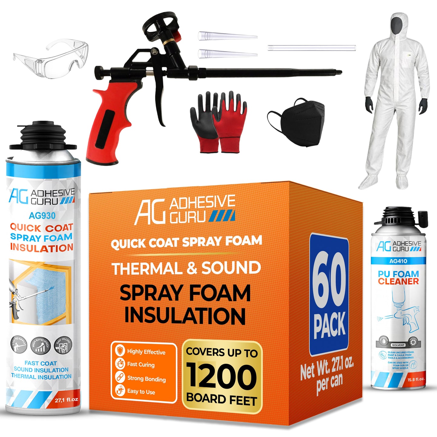 🌟AG Polyurethane Insulation Spray Foam Set 🌟