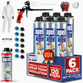 apel Spray Foam Insulation Kit – Self-Expanding Polyurethane – Heat & Sound