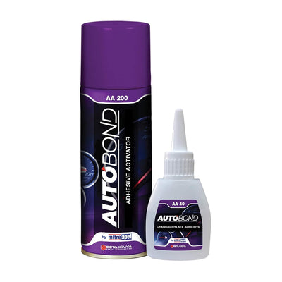 MITREAPEL AA40 Autobond CA Glue with Activator 1.4 oz & 6.7 fl oz