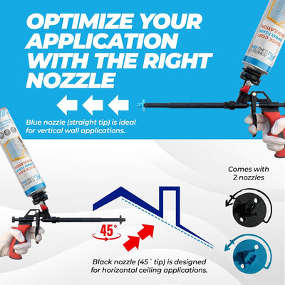 AG Polyurethane Insulation Spray Foam Set - AG930S