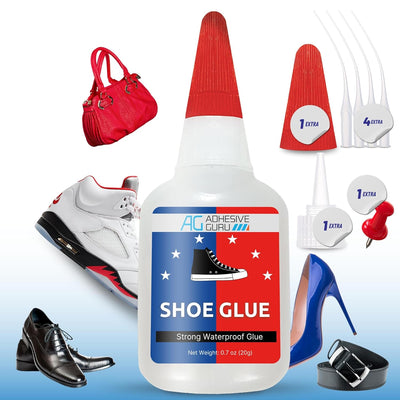 Shoe Glue - Adhesive Guru Super Glue for Shoes (0.7 oz)
