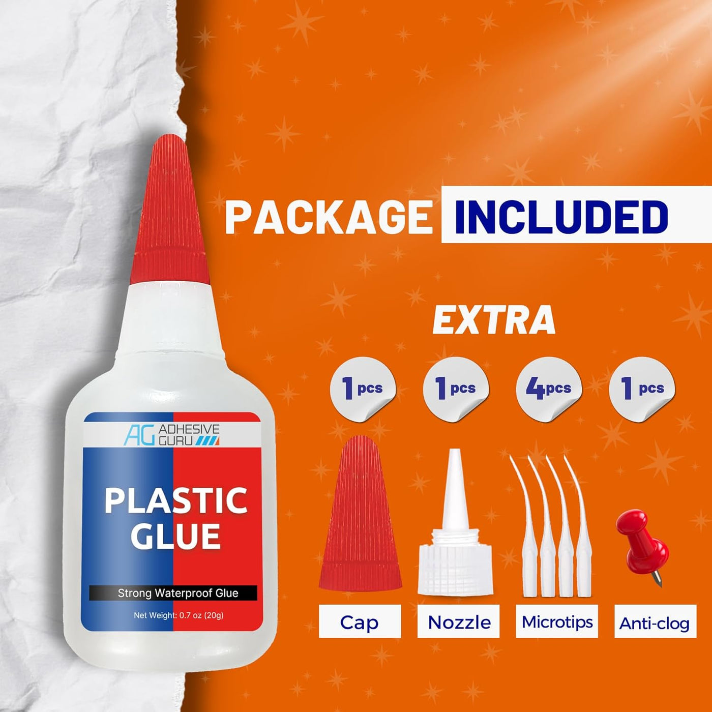 Plastic Glue - Adhesive Guru Plastic Glue (0.7 oz)