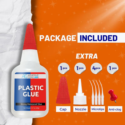 Plastic Glue - Adhesive Guru Plastic Glue (0.7 oz)