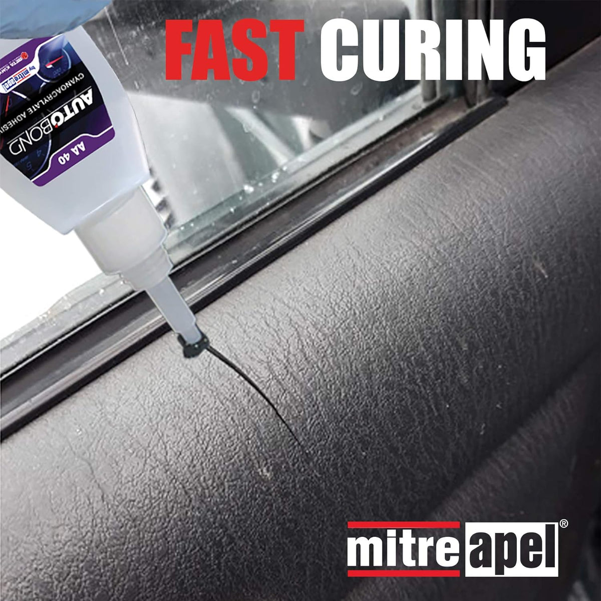 MITREAPEL Autobond CA Glue with Activator 1.4 oz & 6.7 fl oz - AA40