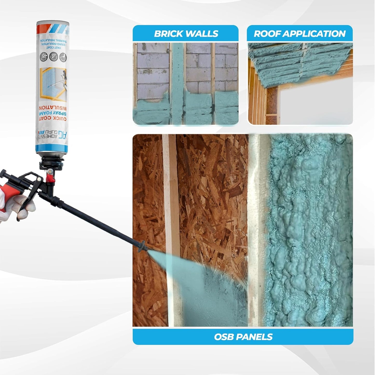 AG Polyurethane Insulation Spray Foam Set - AG930S