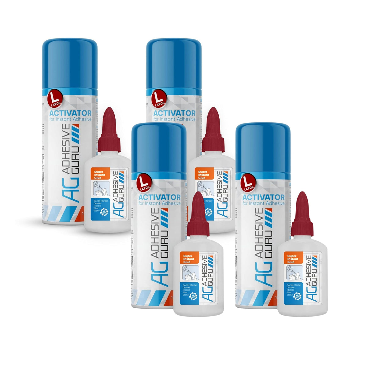 AG  Stonebond CA Glue with Activator - 3.5 oz & 13.5 fl oz - AG840
