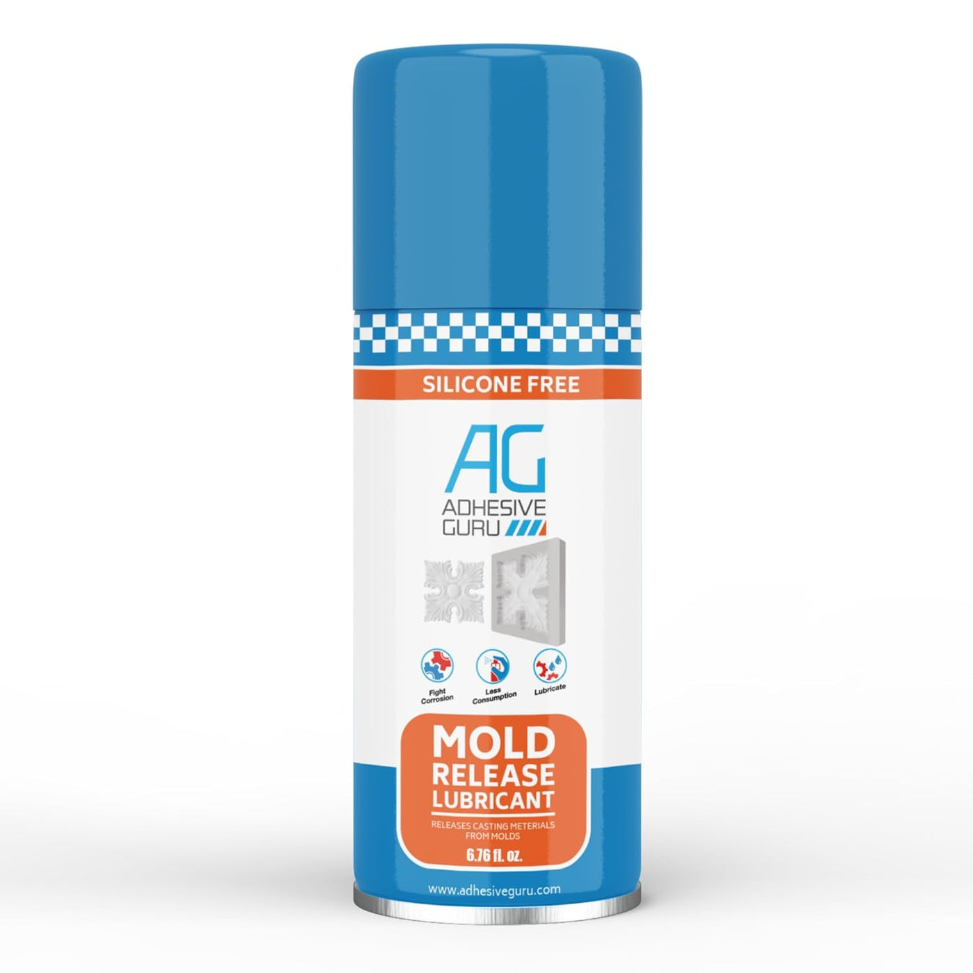 ADHESIVE GURU AG120 Non-Silicone Mold Release Spray 6.76 fl oz