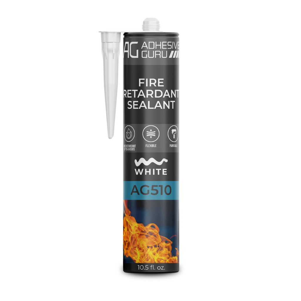 AG510 Adhesive Guru Fire Retardant Sealant 10.5 fl oz, White