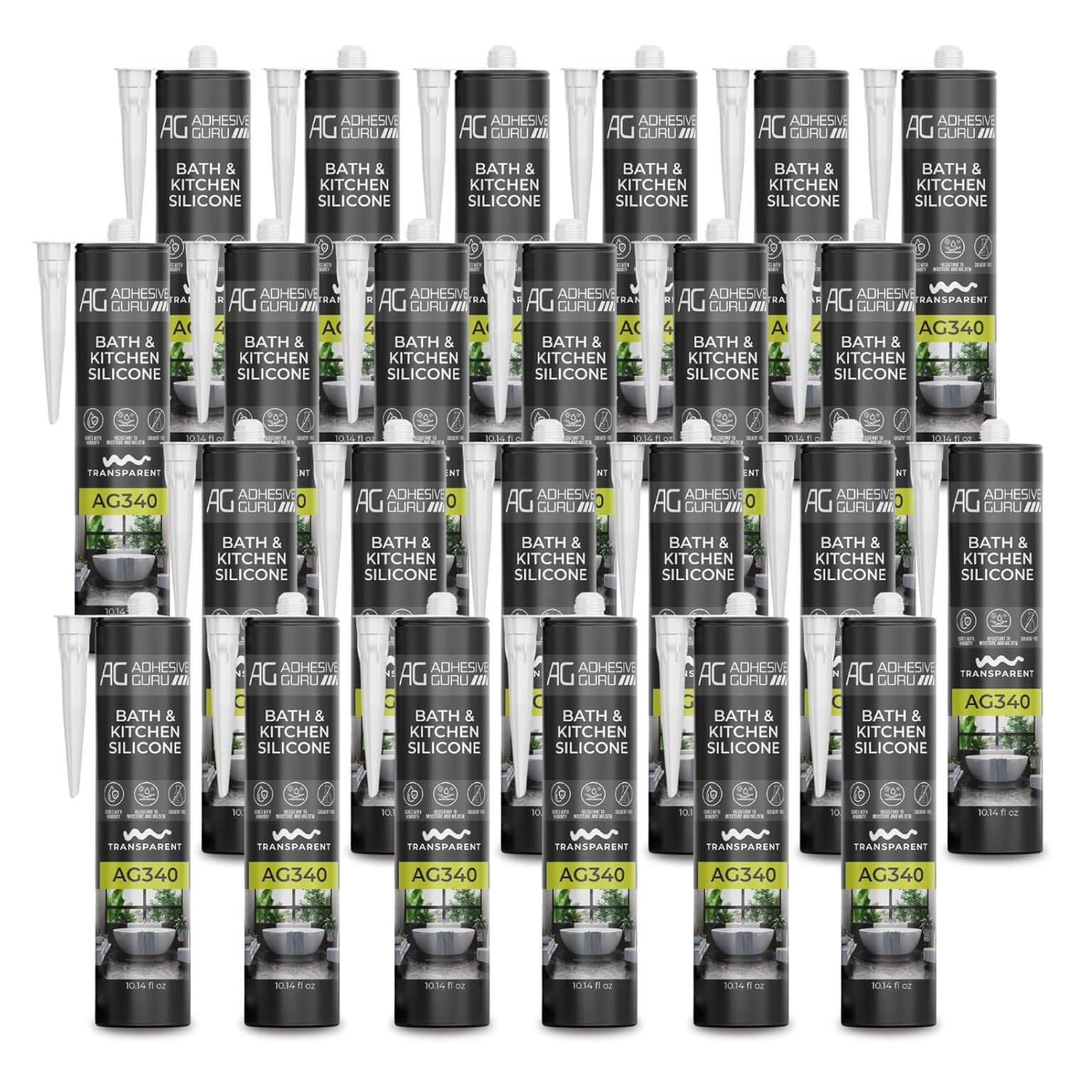 AG - Ultra Tack Construction Adhesive - 10.5 fl oz - White - AG740