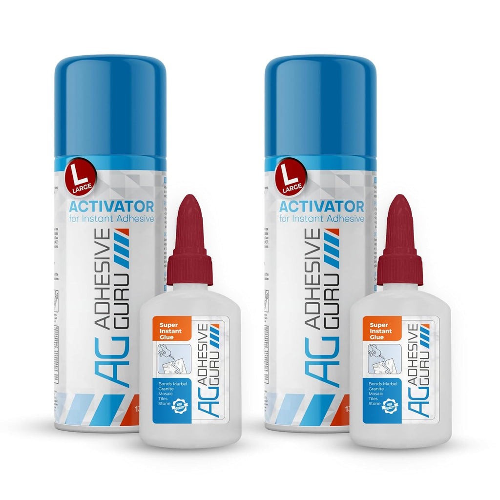 AG  Stonebond CA Glue with Activator - 3.5 oz & 13.5 fl oz - AG840