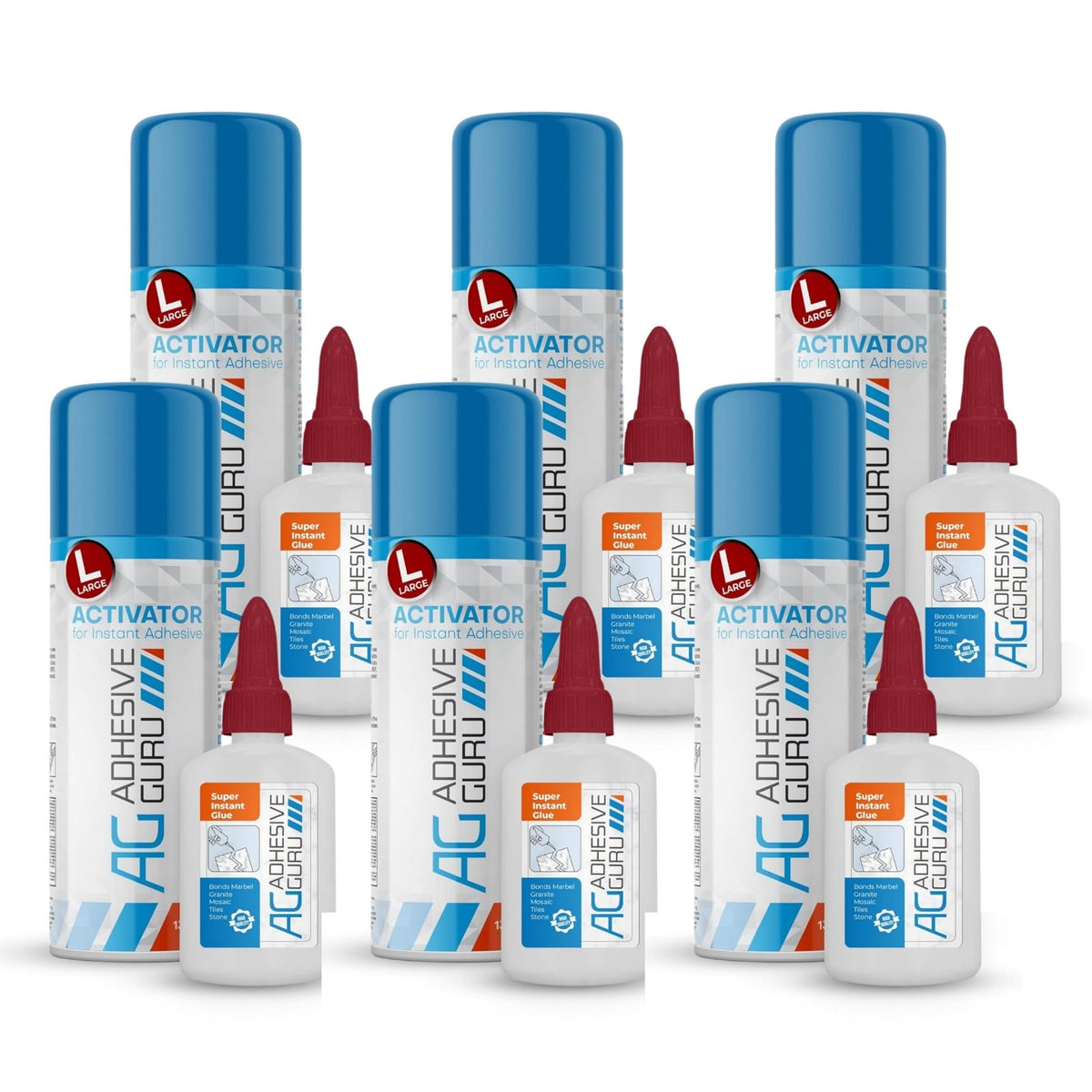 AG  Stonebond CA Glue with Activator - 3.5 oz & 13.5 fl oz - AG840