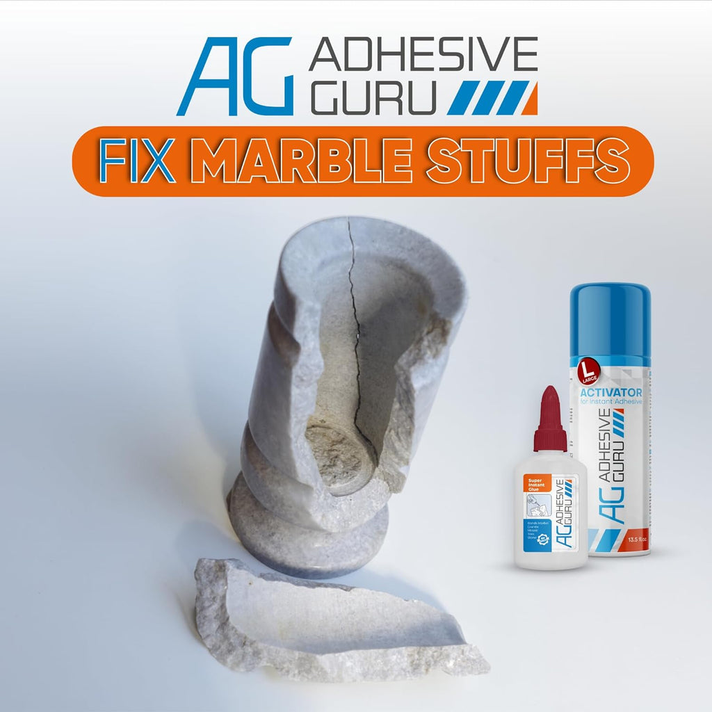 AG  Stonebond CA Glue with Activator - 3.5 oz & 13.5 fl oz - AG840
