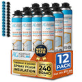Only Spray Cans - Adhesive Guru Heat Insulation Spray Foam, Polyurethane Self Expanding Spray
