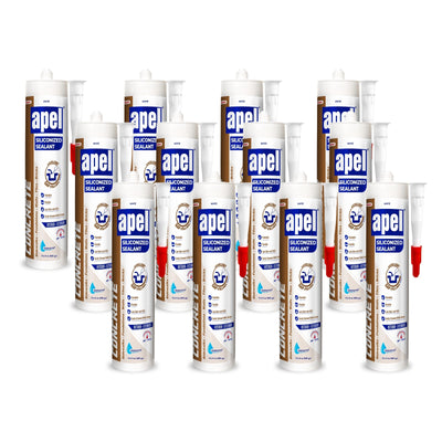 APEL CR200 Siliconized Acrylic Sealant 17.6 fl oz White