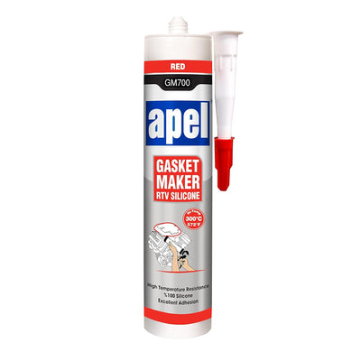 APEL GM700 Gasket Maker RTV Silicone 10.2 fl oz Red