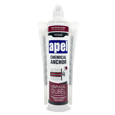 APEL KD200 Chemical Anchor 10.15 fl oz, Gray