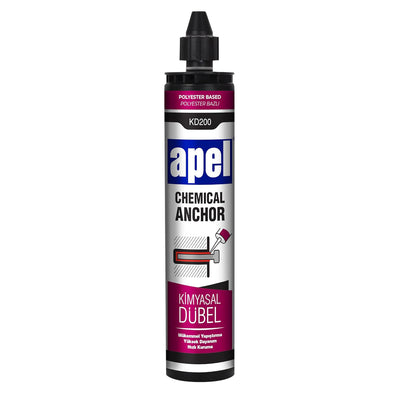 APEL KD200 Chemical Anchor 10.15 fl oz, Gray