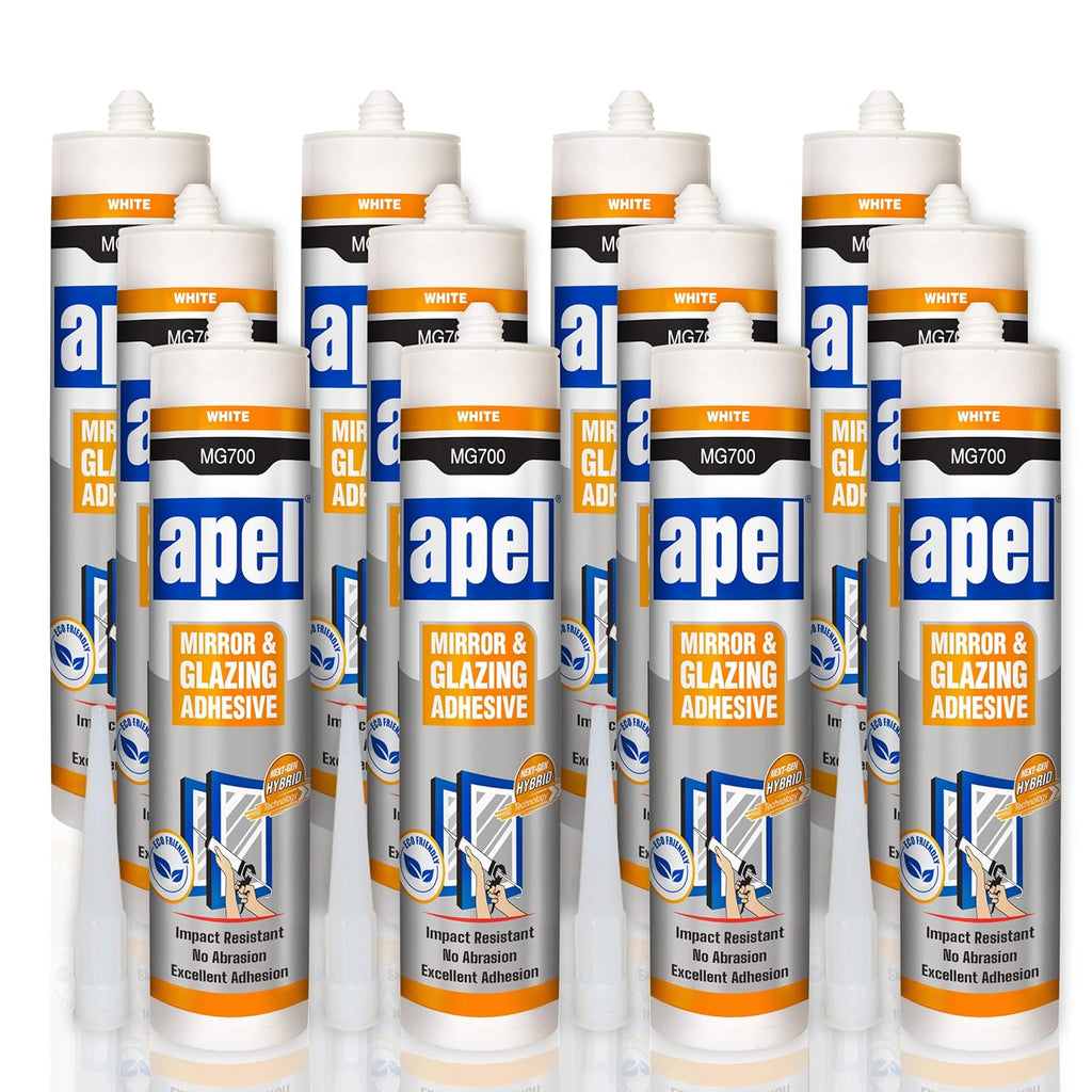 APEL MG700 Mirror Adhesive 9.8 fl oz White