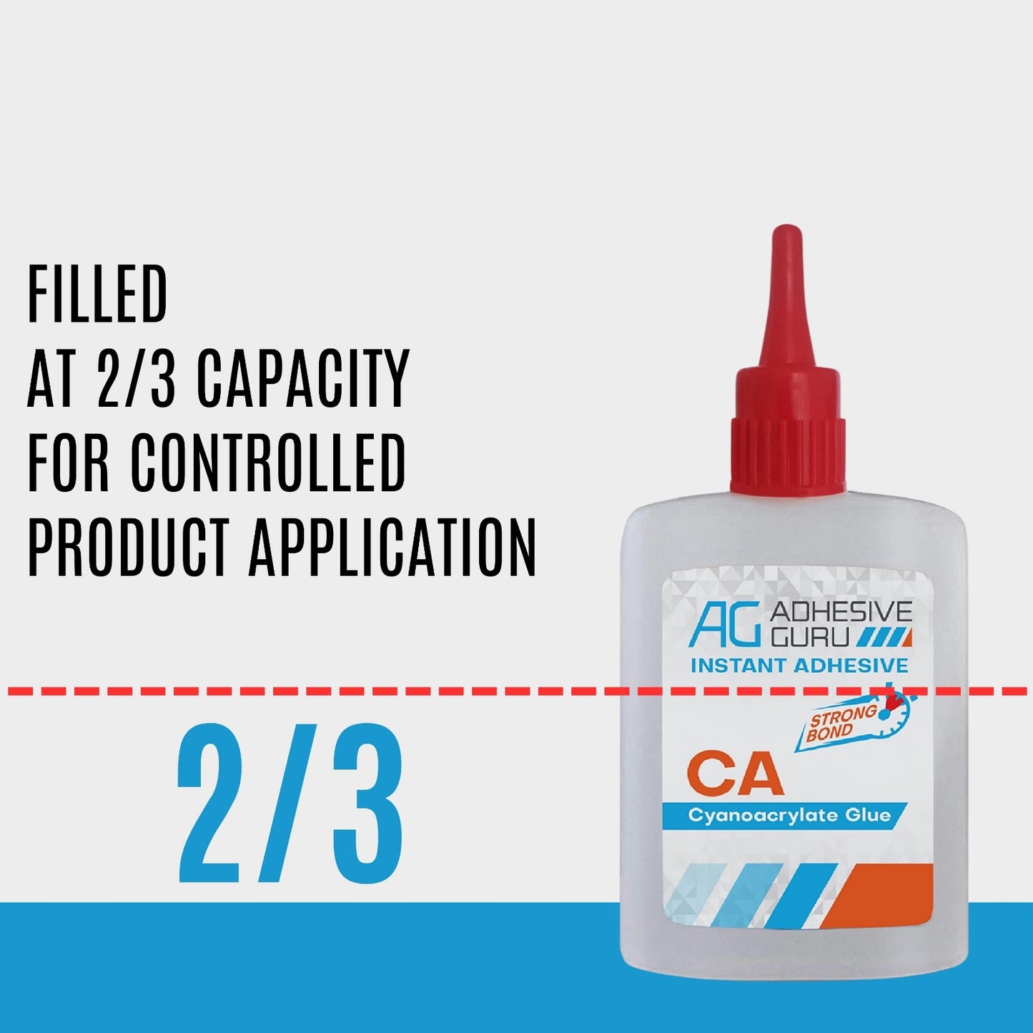 Super CA Glue with Activator - 0.9 oz & 3.38 fl oz - ADHESIVE GURU  - AG210