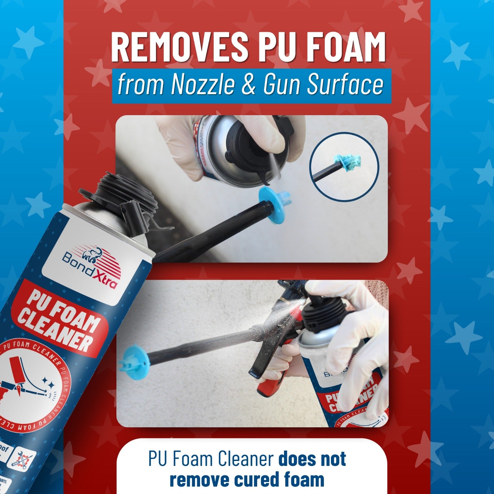 BONDXTRA Foam Gun Cleaner 16.9 fl oz