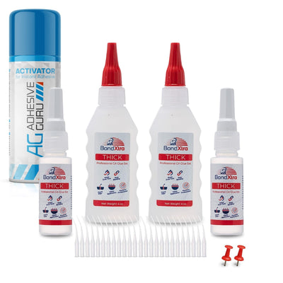 BX8 Thick Viscosity CA Glue Set 8 oz & AG240A Activator 13.5 fl oz