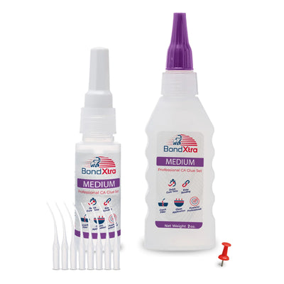 BONDXTRA CA Glue Set |Thin - Medium - Thick | 2-4-8-16 oz