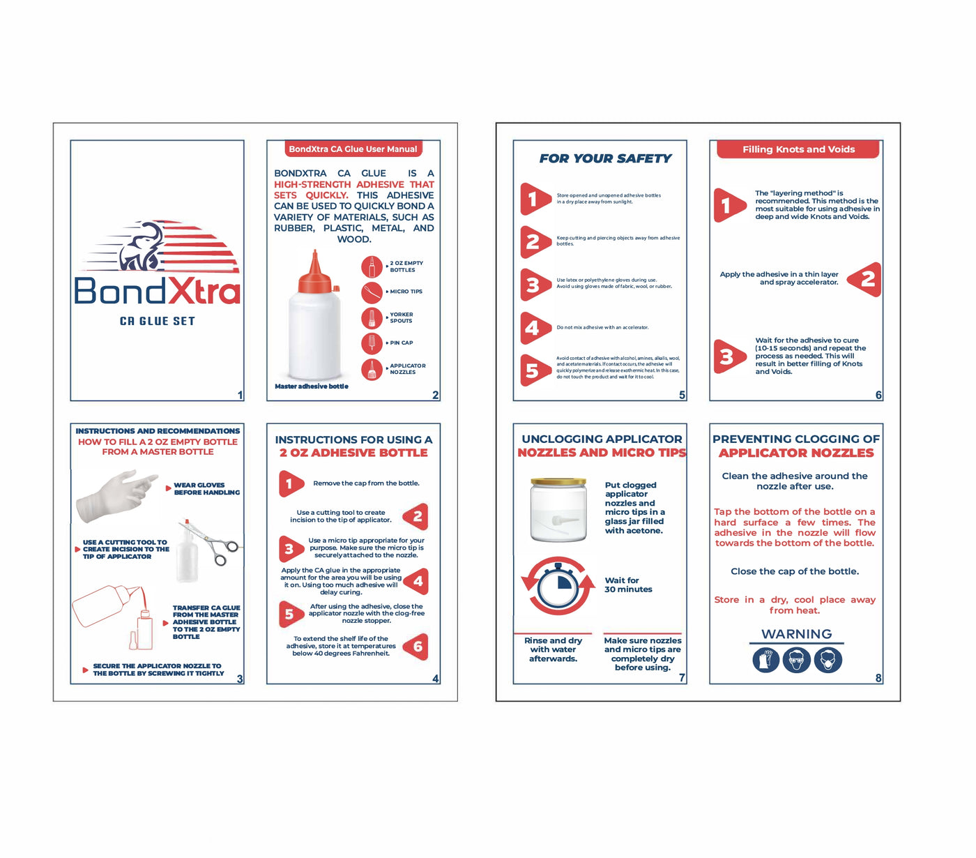 BONDXTRA BXM2 Medium Viscosity CA Glue Set 2 oz