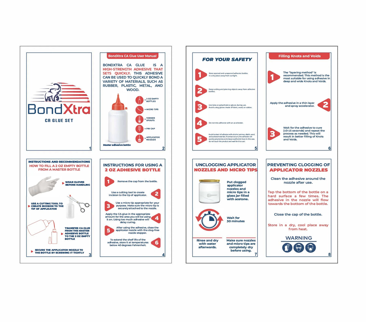 CA Glue Set |Thin - Medium - Thick | BONDXTRA