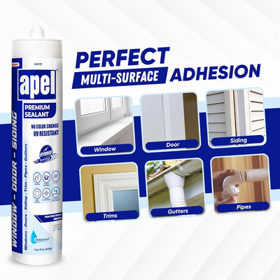 APEL DS200 Premium Hybrid Sealant 14.4 fl oz White