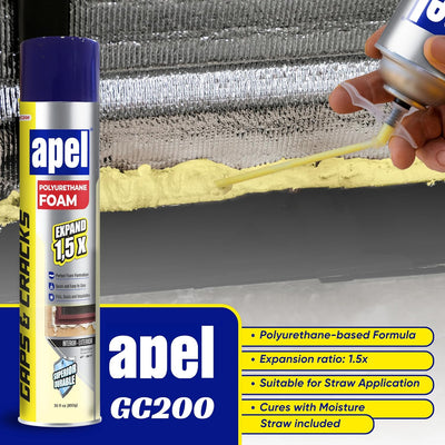 APEL GC200 Polyurethane Spray Foam 30 fl oz