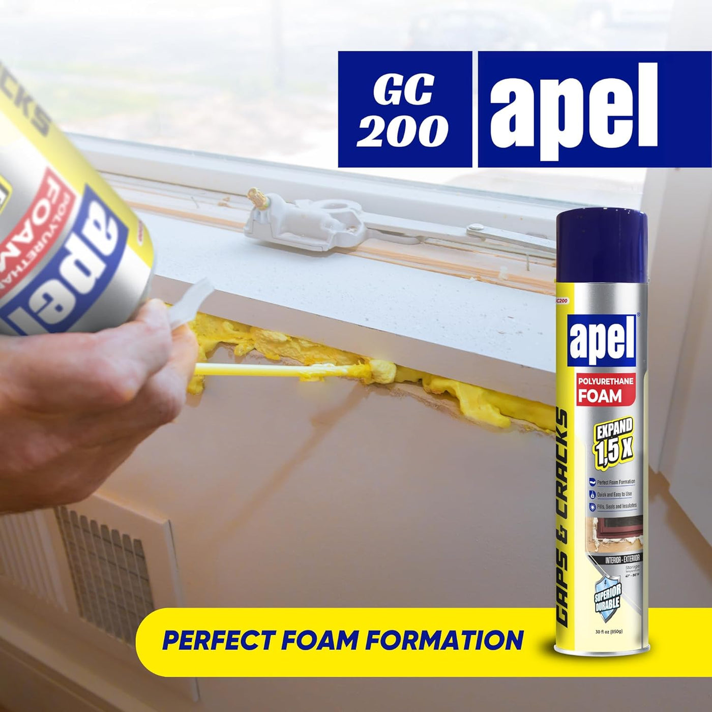 APEL GC200 Polyurethane Spray Foam 30 fl oz