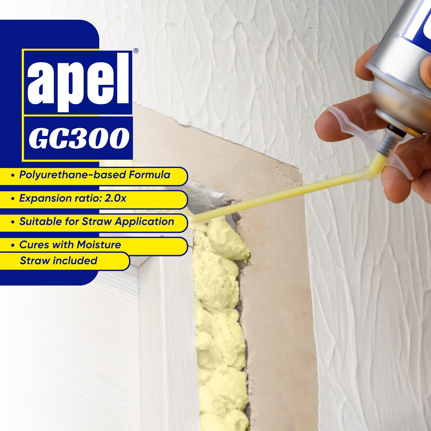 APEL GC300 Mega Expansion Polyurethane Spray Foam 35 fl oz