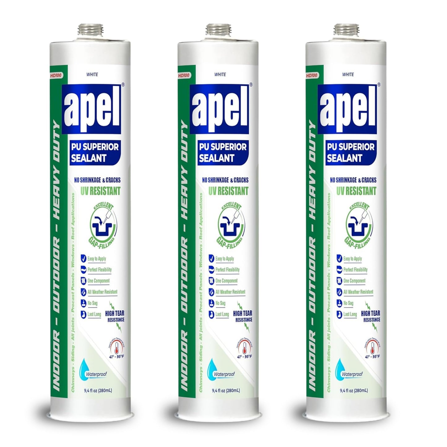 Polyurethane Superior Sealant 9.4 fl oz White APEL HD100