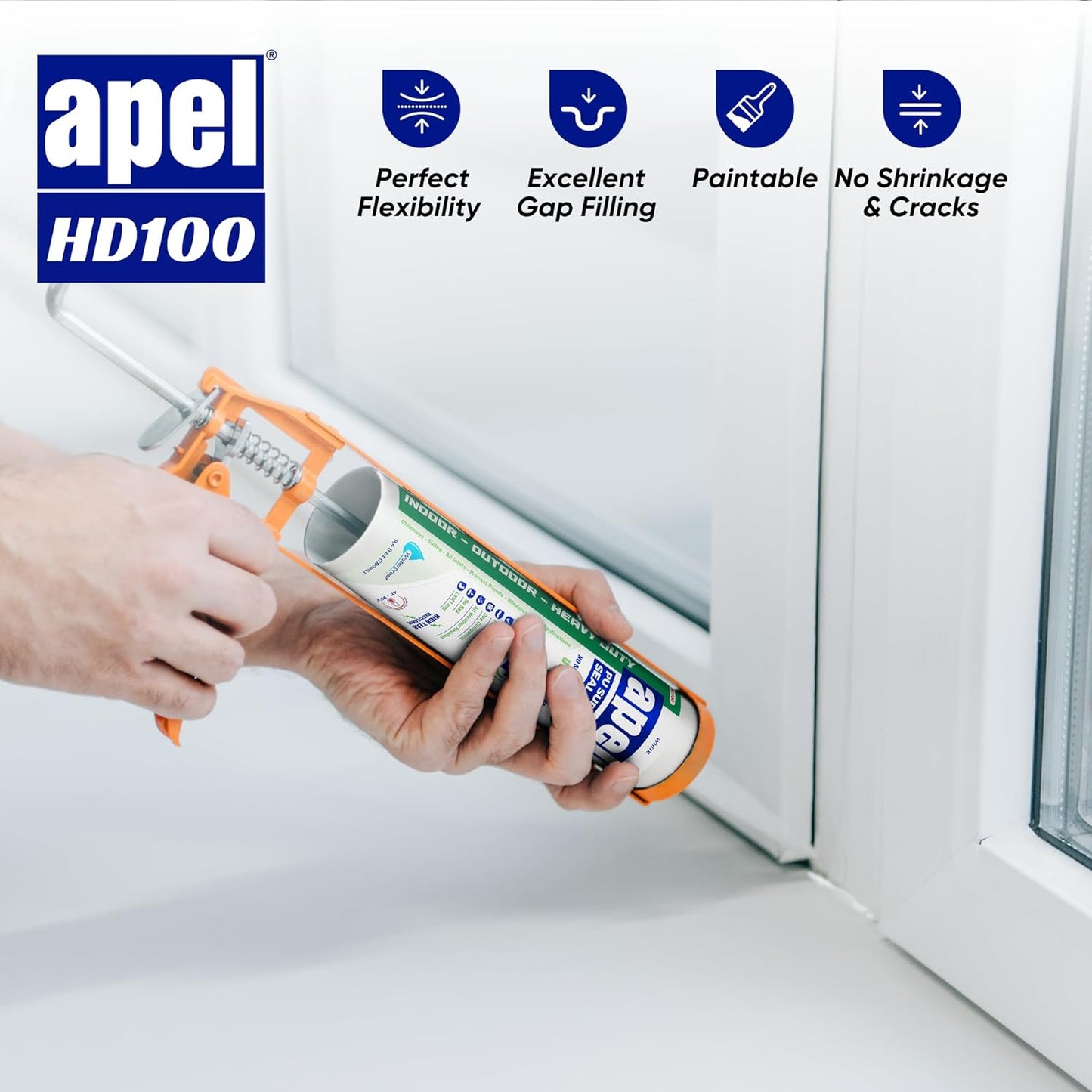 Polyurethane Superior Sealant 9.4 fl oz White APEL HD100