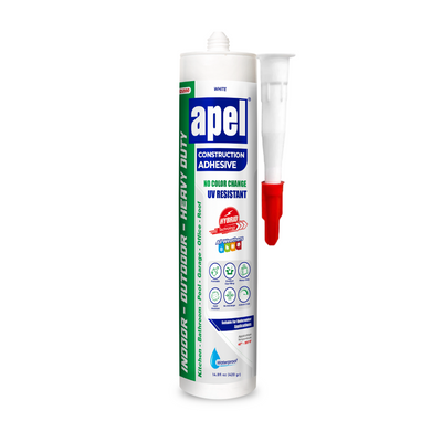 APEL HD200 Hybrid Construction Adhesive 14.8 fl oz White