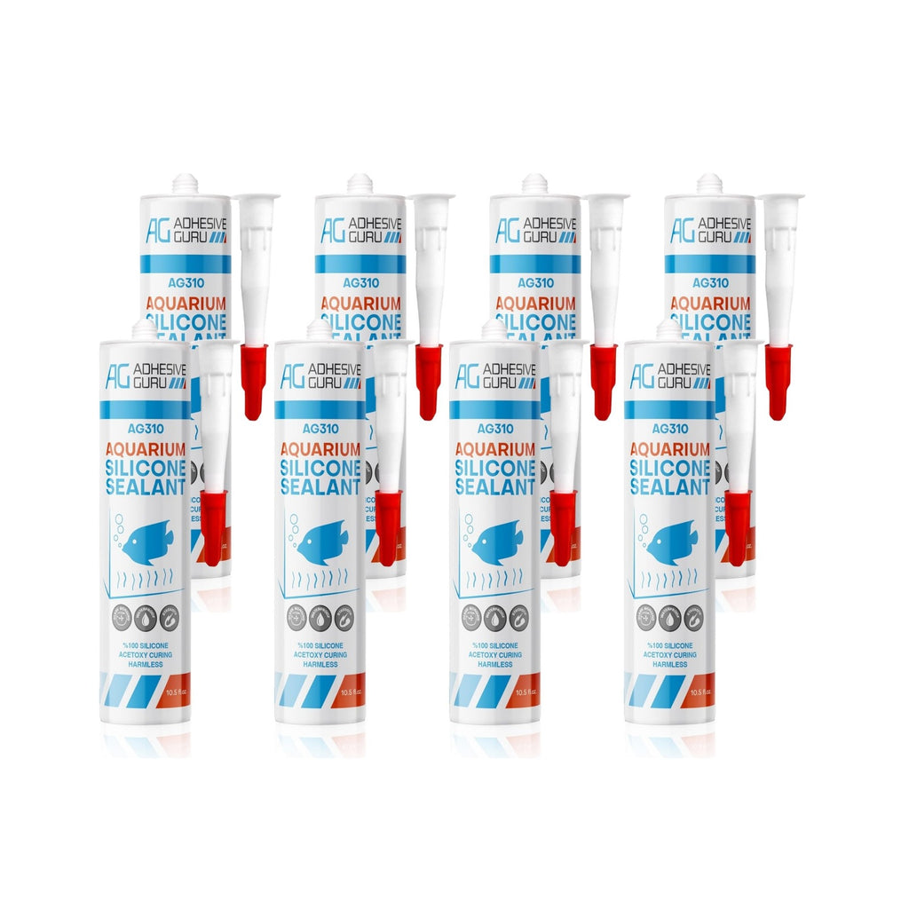 Aquarium Silicone Sealant - Clear - 10.5 fl oz - ADHESIVE GURU - AG310