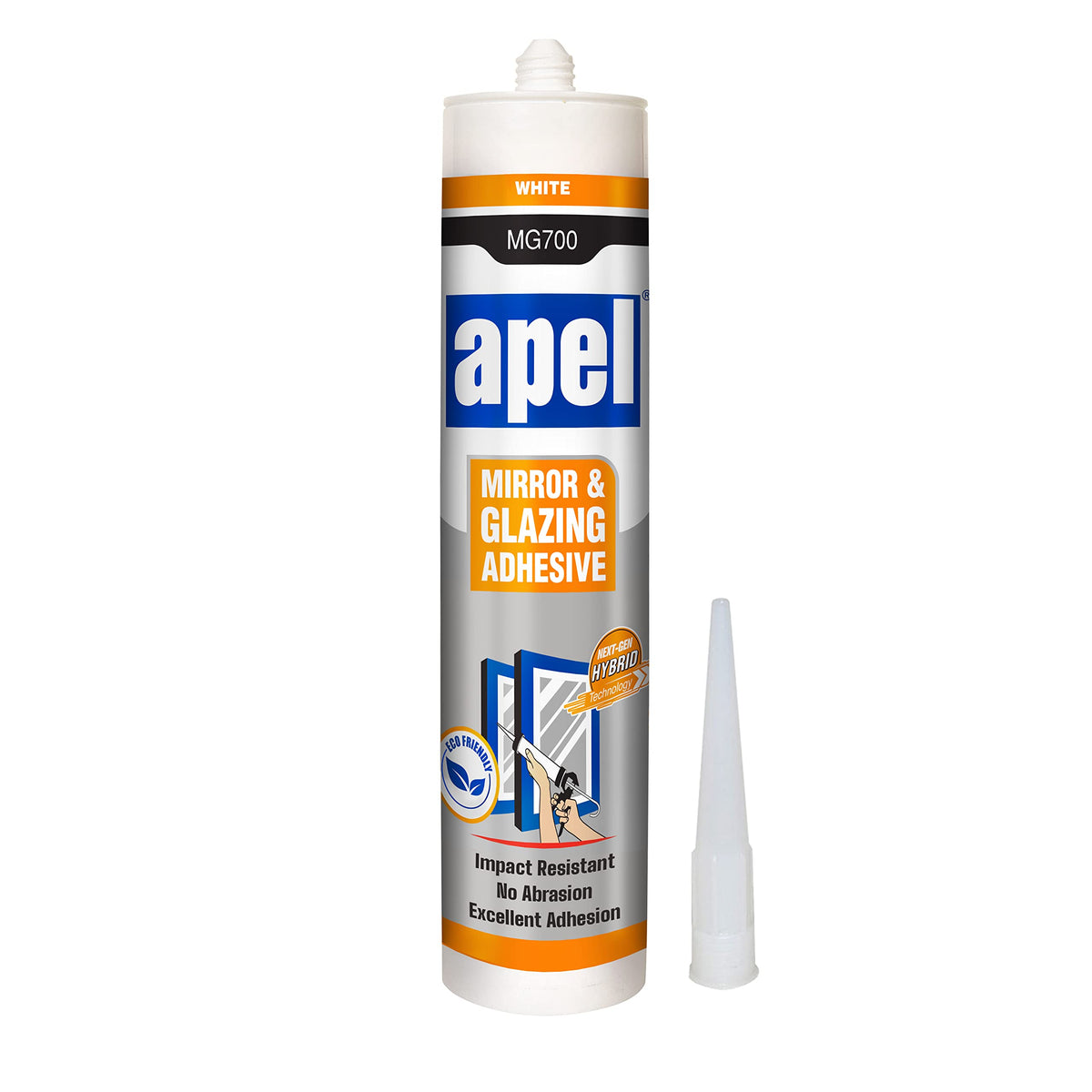 APEL MG700 Mirror Adhesive 9.8 fl oz White