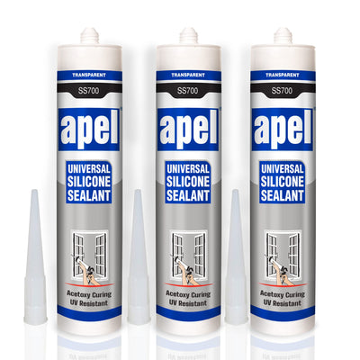 SS700 Multipurpose Silicone Sealant 8.4floz 3pack