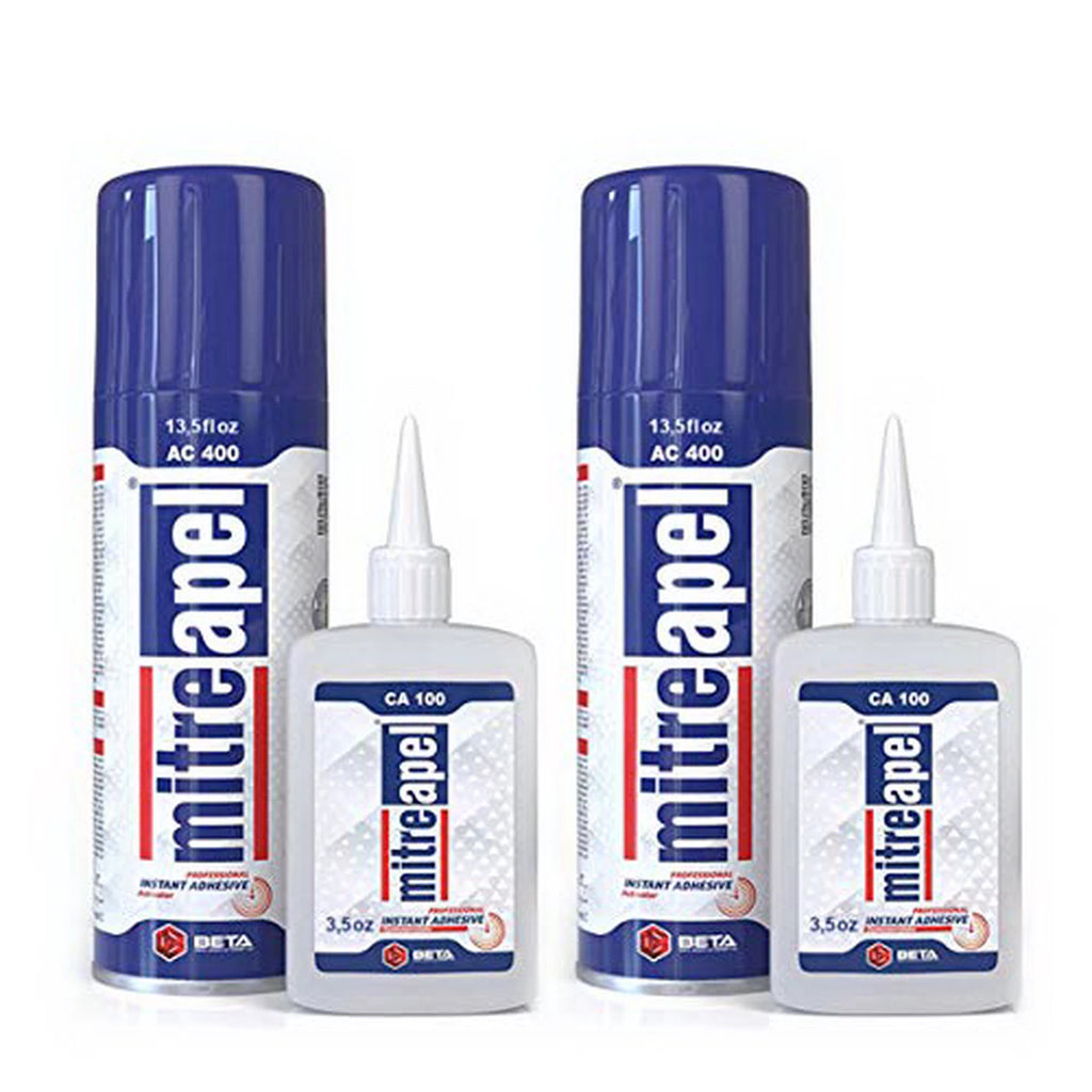 MITREAPEL 400 ml Super Flex CA Glue with Spray Adhesive Activator - Apel  USA - Apel USA