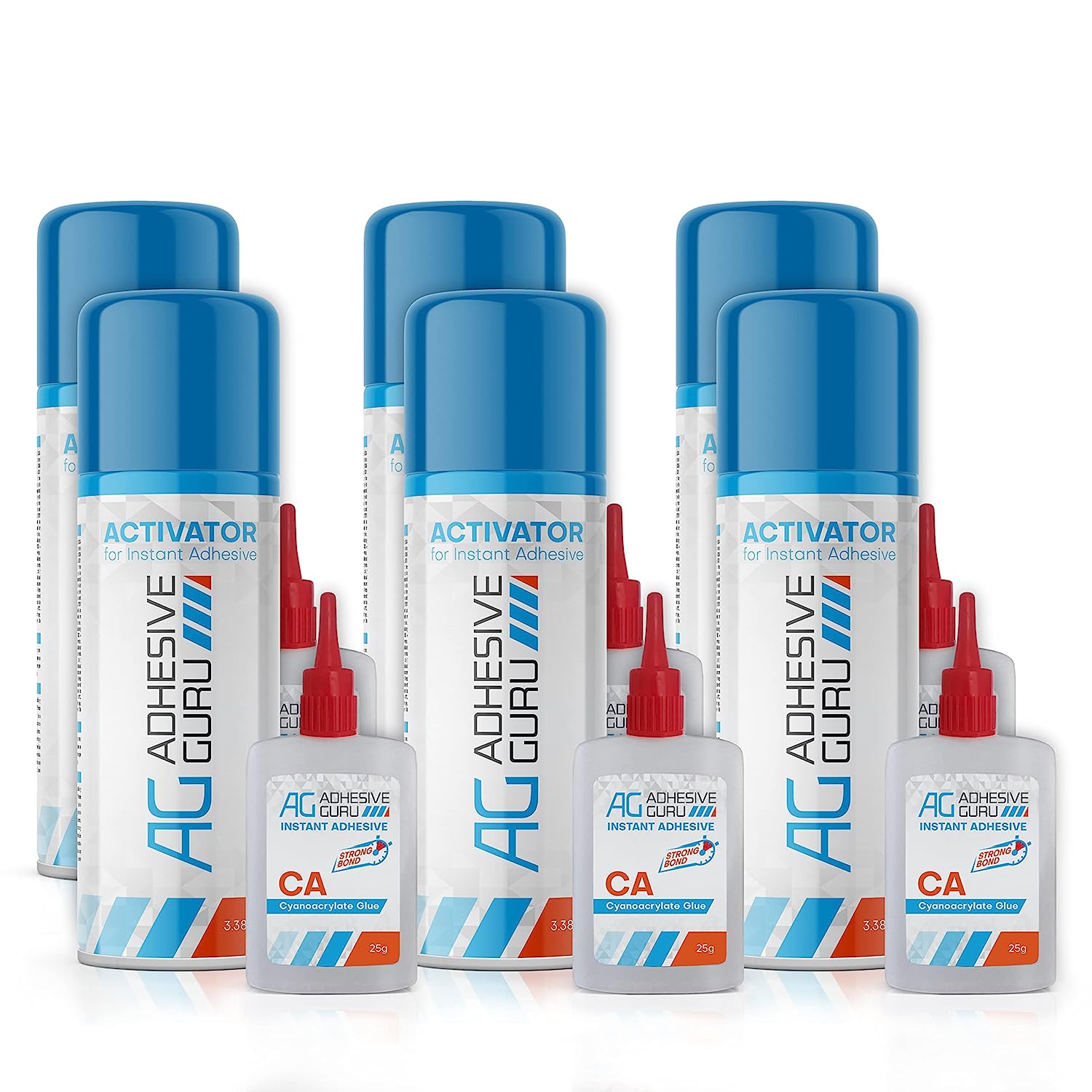 AG210 CA Glue Activator 0.9floz 6pack