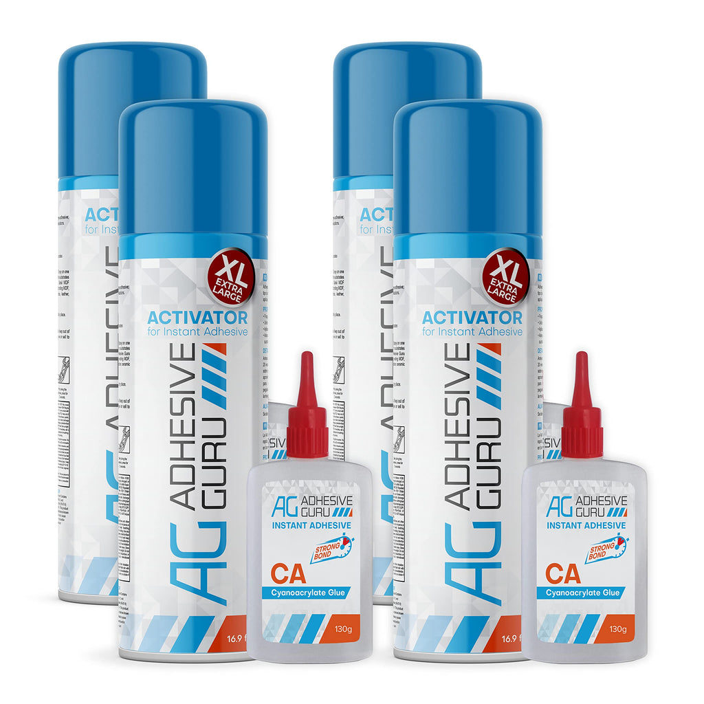 AG250 CA Glue with Activator 4.5oz 4pack
