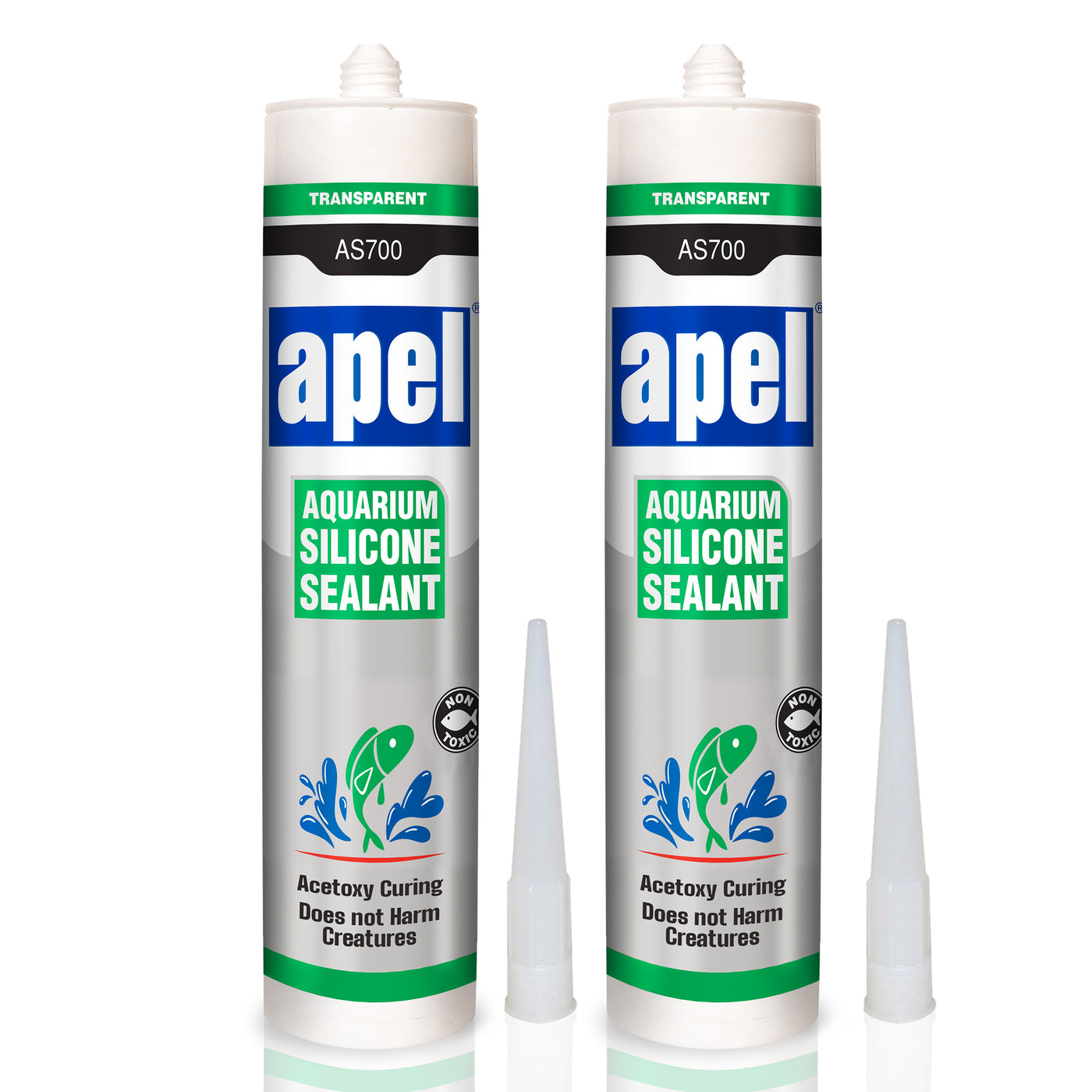 APEL AS700 Aquarium Silicone Sealant 10.4 fl oz Clear