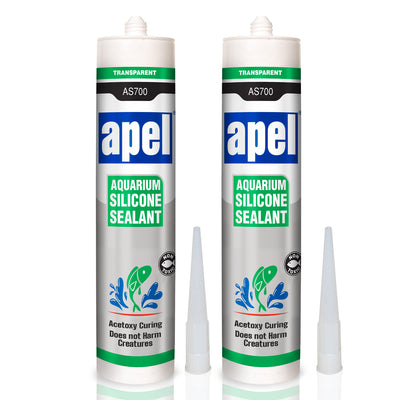 APEL AS700 Aquarium Silicone Sealant 10.4 fl oz Clear