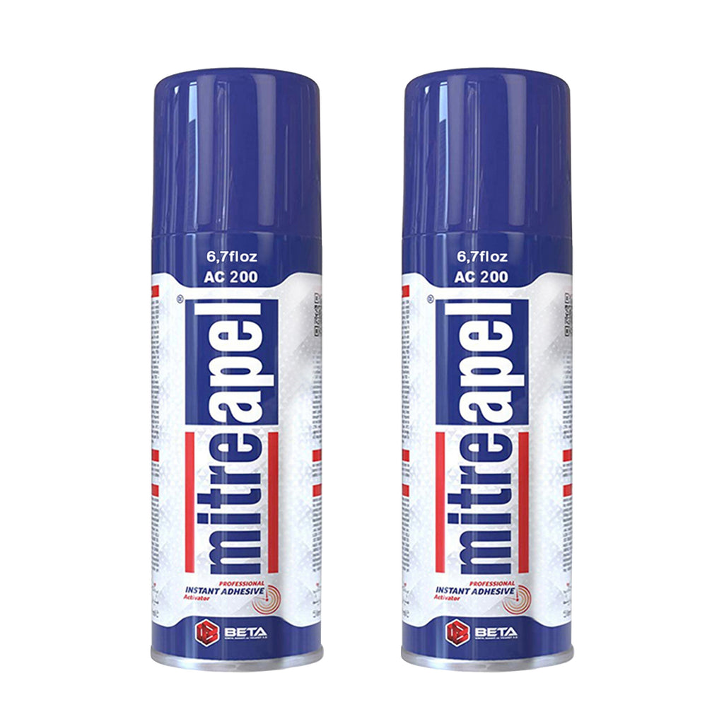 MITREAPEL Activator Spray 6.7 fl oz Accelerator for CA Super Glues - AC200A