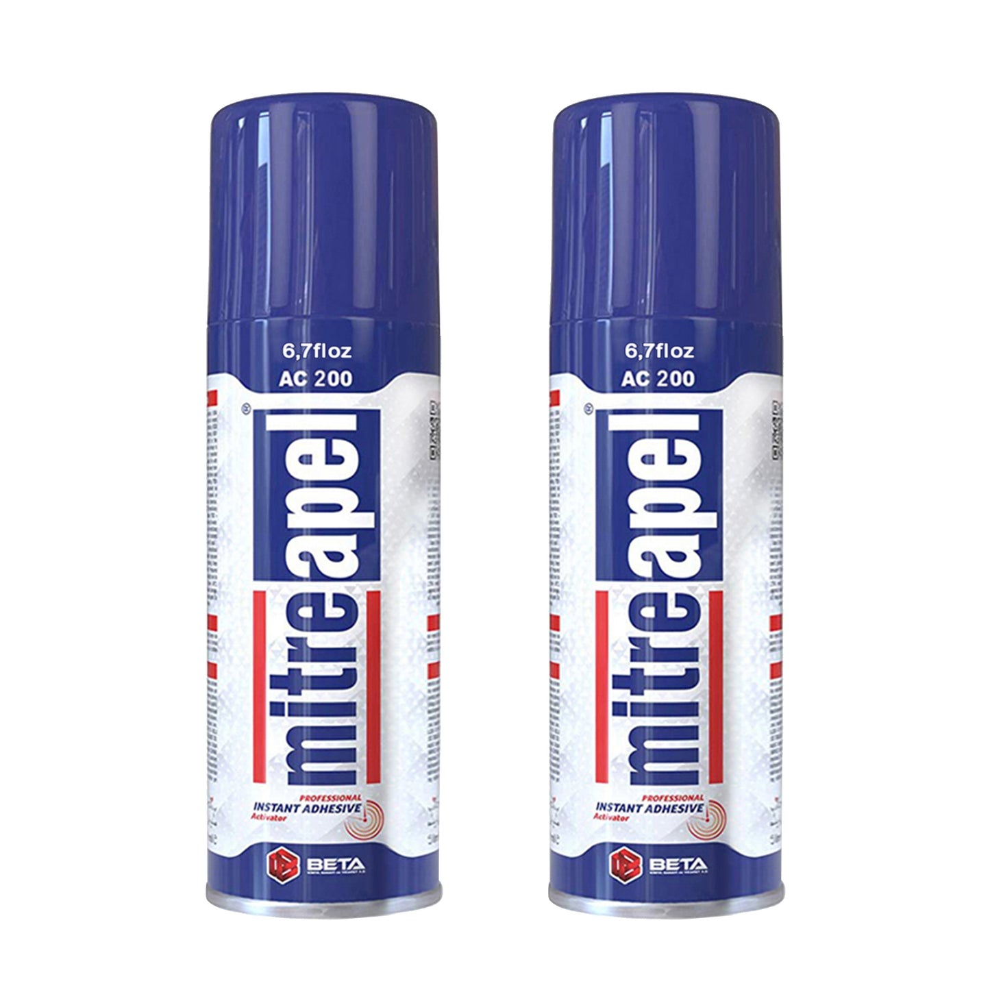 MITREAPEL Activator Spray 6.7 fl oz Accelerator for CA Super Glues - AC200A