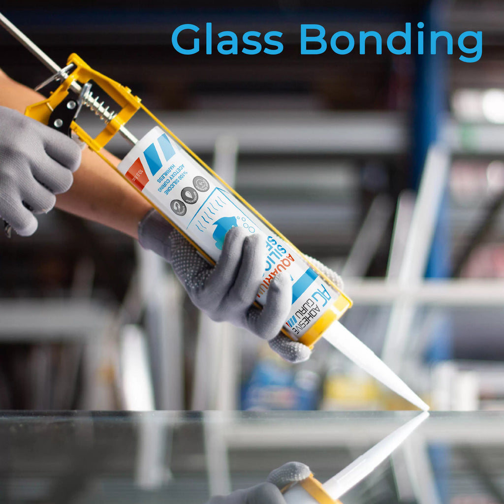 Aquarium Silicone Sealant - Clear - 10.5 fl oz - ADHESIVE GURU - AG310